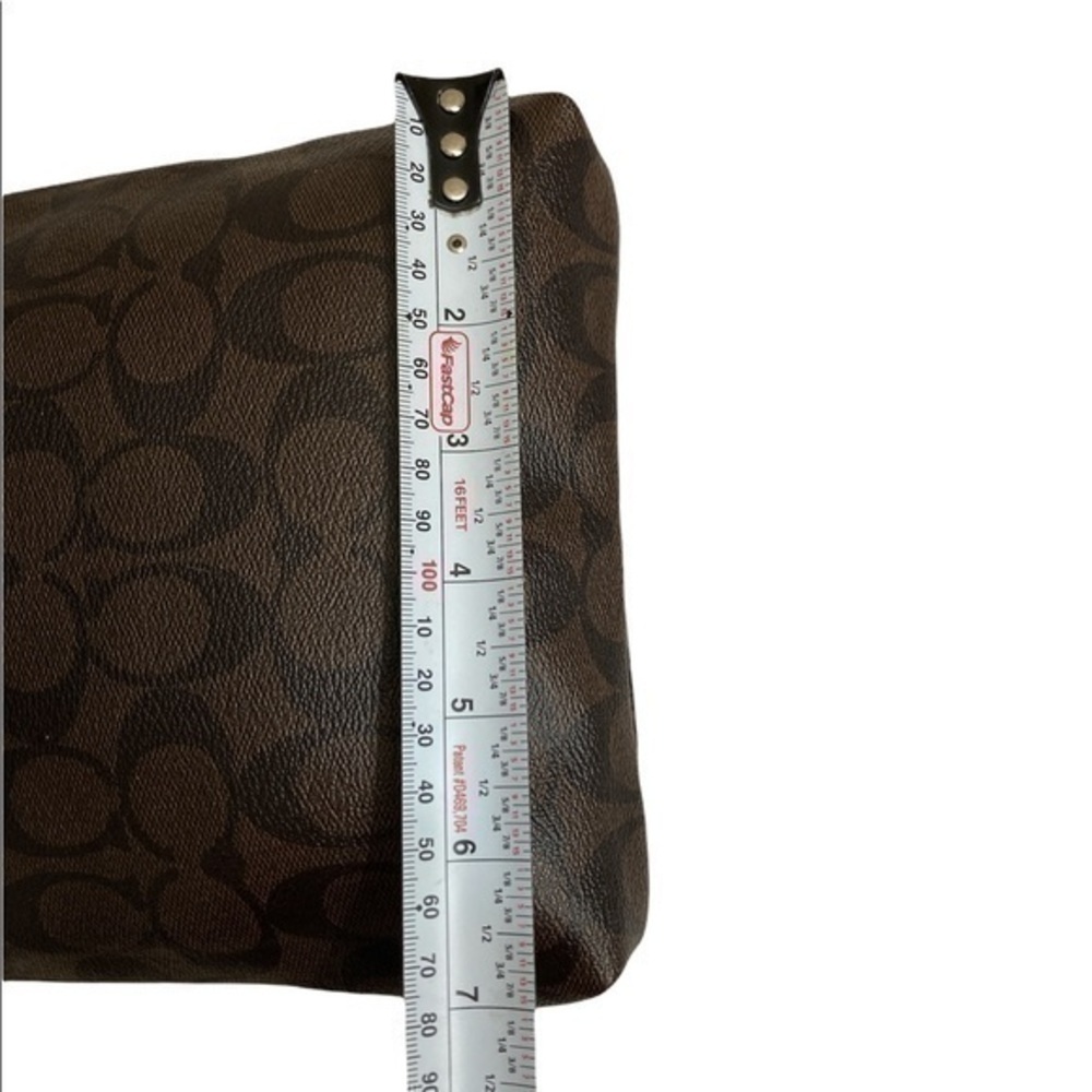 Coach signature brown black crossbody bag - Picture 4 of 11